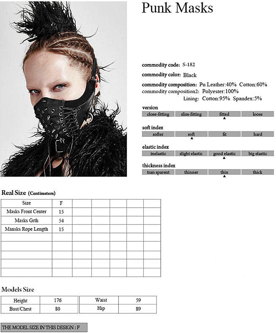 Men'S Punk Mask Party Streetwear Hip Hop Rock Motocycle Personality Cool Style Halloween Mask