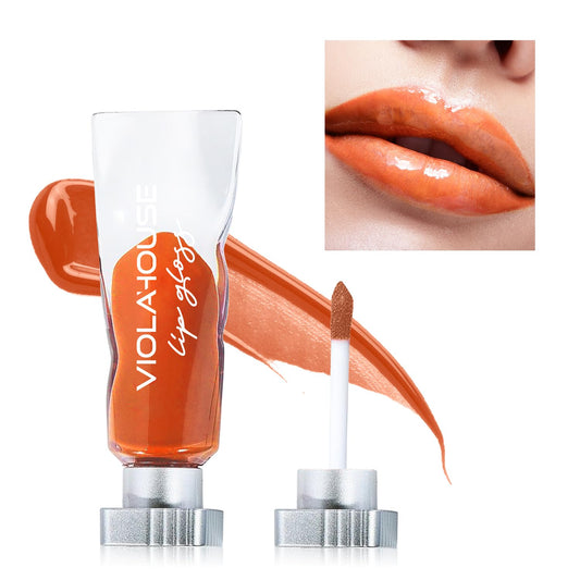 Lip Gloss, Lip Stains Lip Tint Stain, Clear Lip Gloss, Non Stick Lip Makeup.4Ml/0.13Fl.Oz(10 Attitude Check)
