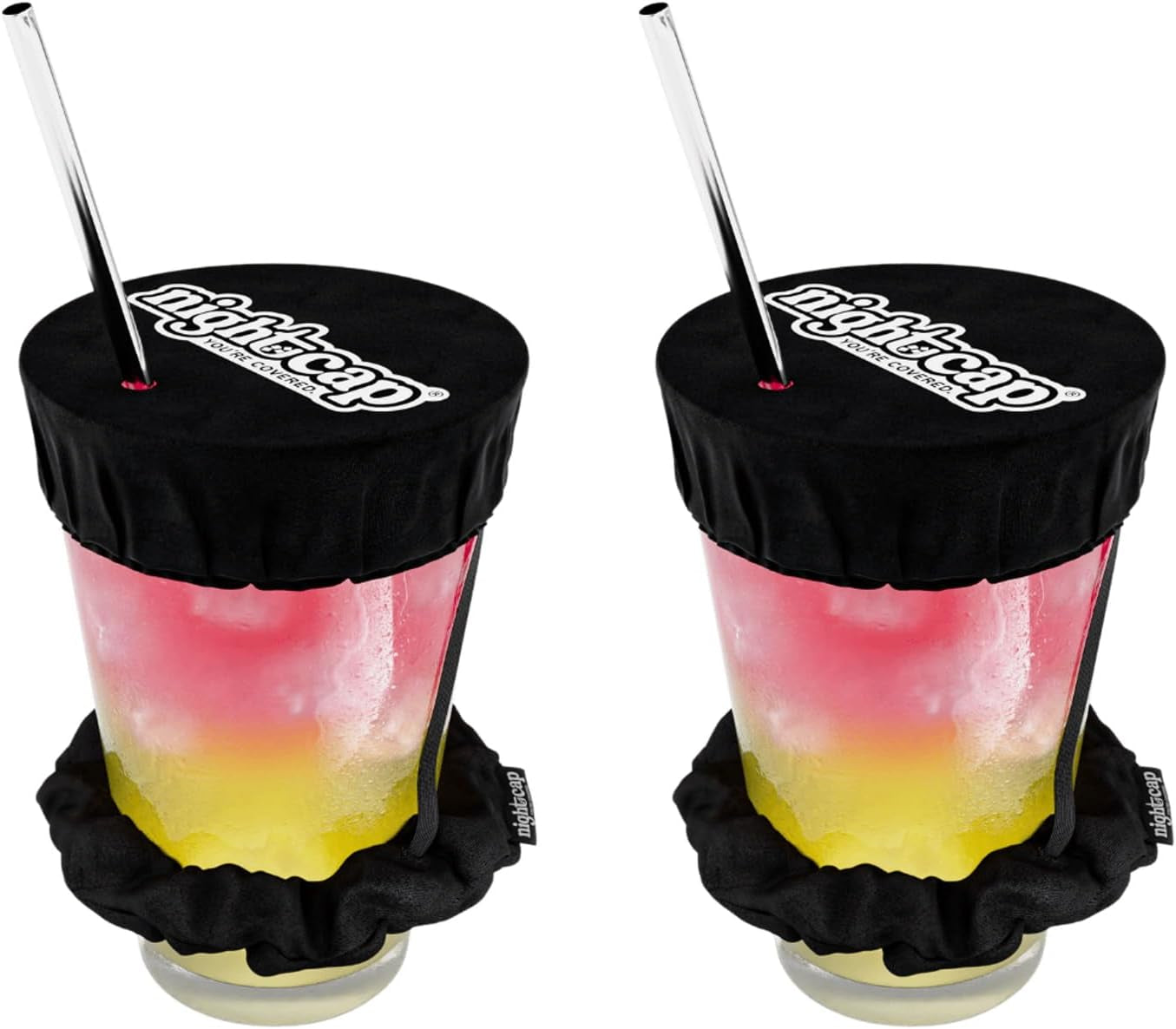 Drink Cover Scrunchie – as Seen on Shark Tank and Tiktok - Reusable - Wear on Wrist or in Hair