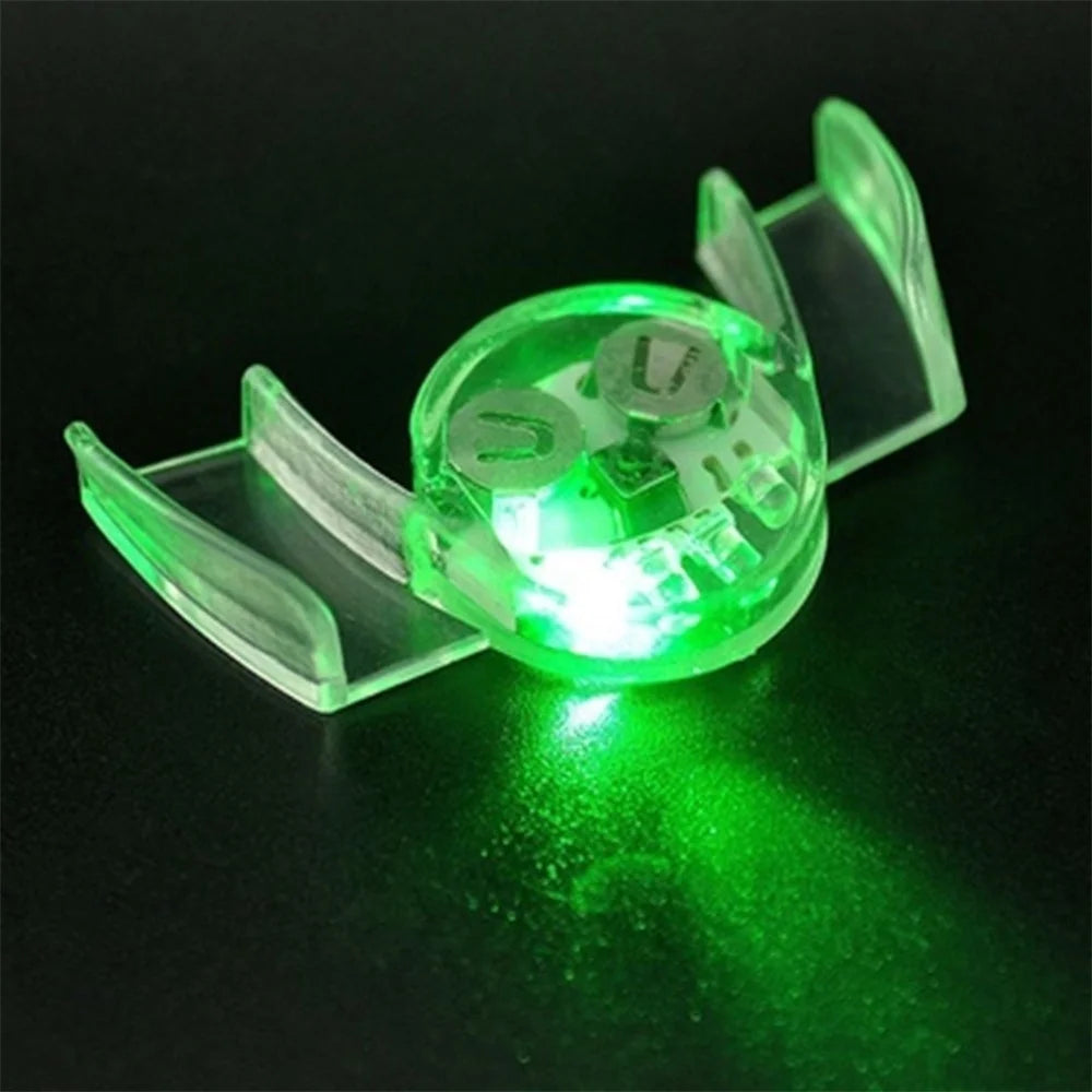 Flashing up Mouth Braces Teeth Rave Party Piece Light Led for Glow Novelty Funny Toy
