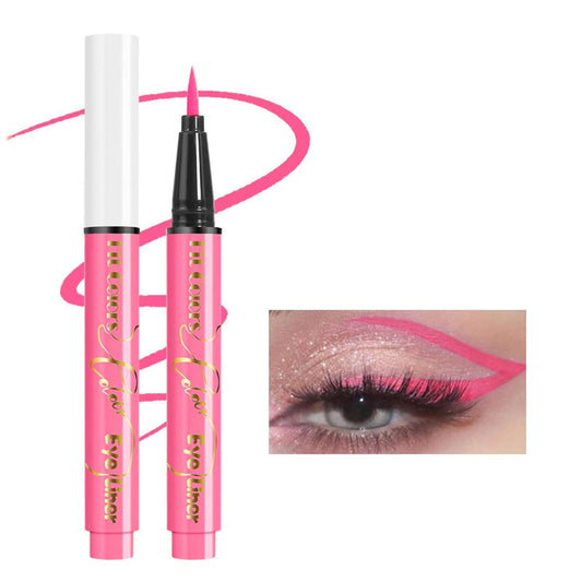 UV Neon Liquid Eyeliner Set Colored Eyeliners Pen Colorful Waterproof Smudge-Proof Pigmented Graphic Liners Eye Makeup Gift Kit (10)
