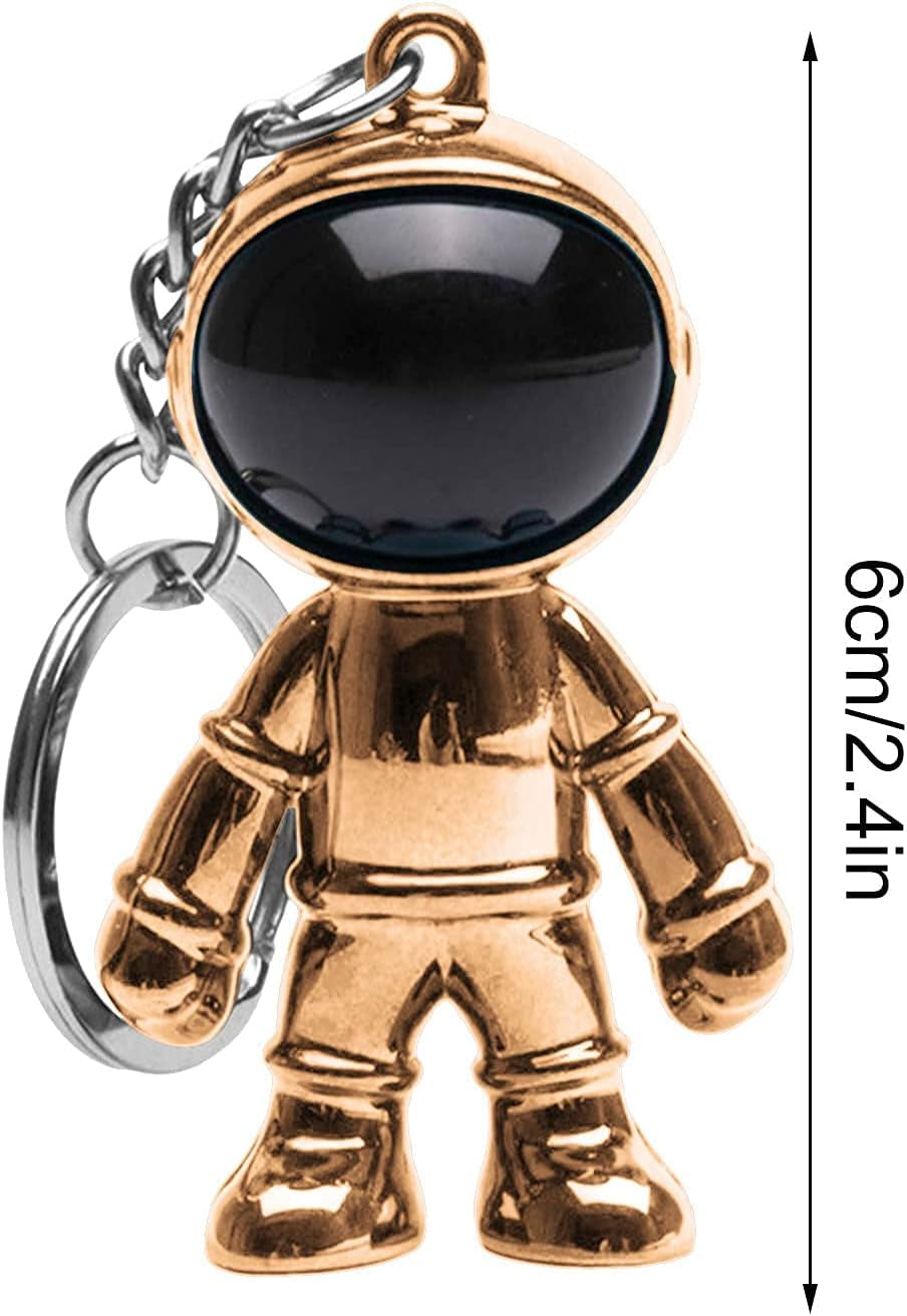 Space Astronaut Keychain Keyring Space Robot Bag Purse Charms Space Favors Lover Gifts for Men and Women