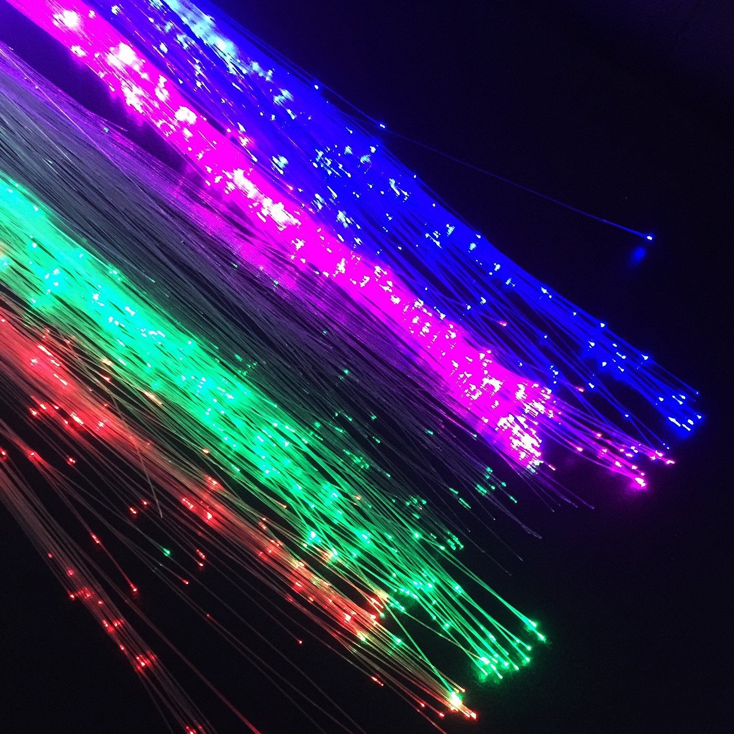 LED Light up Hair Clips - 16 Pack Glow in the Dark Party Supplies Bar Dancing Hairpin Hair Accessories Women Girls Braid Extension Clips for Festival Halloween Christmas Birthday
