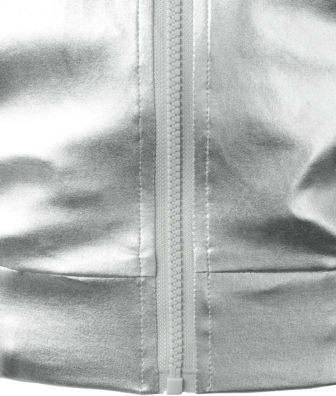 Men'S Metallic Silver Jacket Gold 70'S Disco Costume